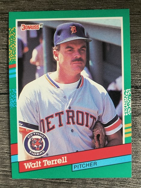 1991 Donruss #717 Walt Terrell