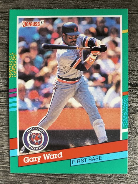 1991 Donruss #728 Gary Ward