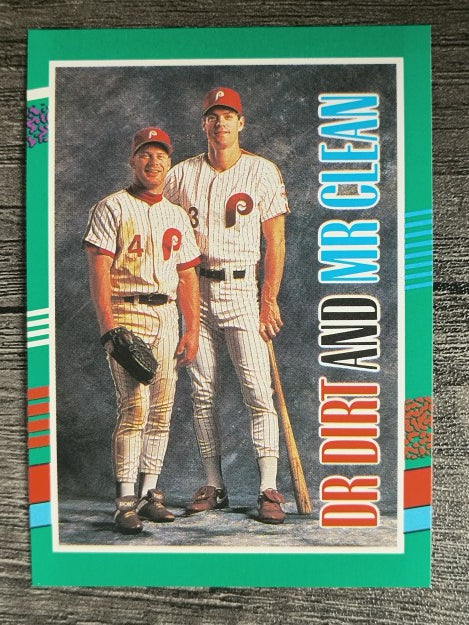 1991 Donruss #744 Len Dykstra/Dale Murphy