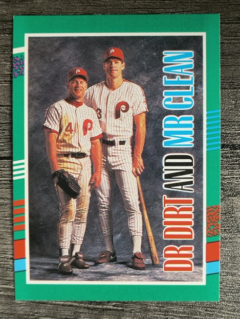1991 Donruss #744 Len Dykstra/Dale Murphy