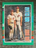 1991 Donruss #744 Len Dykstra/Dale Murphy