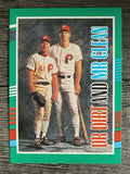 1991 Donruss #744 Len Dykstra/Dale Murphy