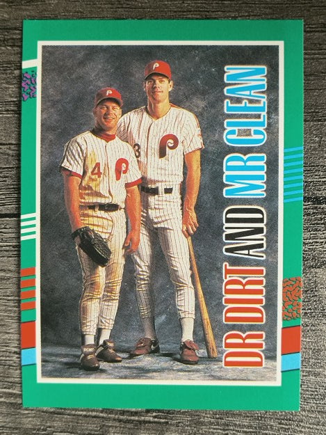 1991 Donruss #744 Len Dykstra/Dale Murphy
