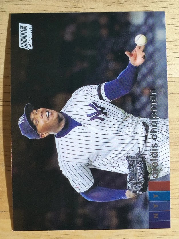 2020 Stadium Club Chrome #182 Aroldis Chapman