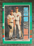 1991 Donruss #744 Len Dykstra/Dale Murphy