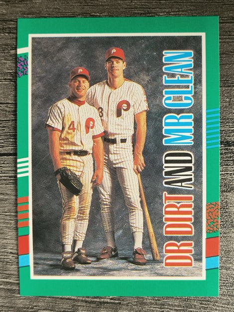1991 Donruss #744 Len Dykstra/Dale Murphy