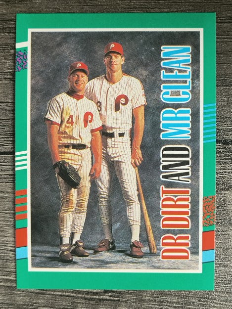 1991 Donruss #744 Len Dykstra/Dale Murphy