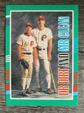 1991 Donruss #744 Len Dykstra/Dale Murphy