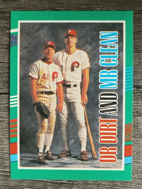 1991 Donruss #744 Len Dykstra/Dale Murphy