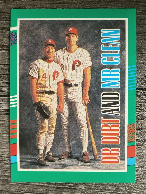 1991 Donruss #744 Len Dykstra/Dale Murphy