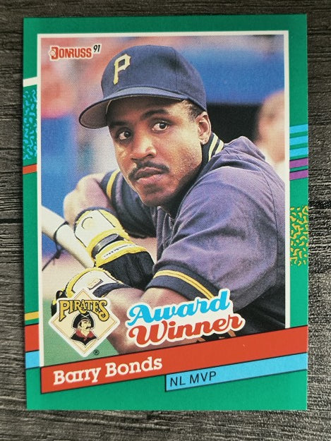1991 Donruss #762 Barry Bonds MVP