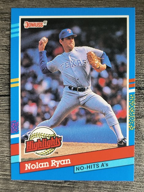 1991 Donruss Bonus Cards #BC3 Nolan Ryan NH