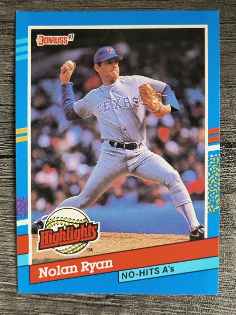 1991 Donruss Bonus Cards #BC3 Nolan Ryan NH