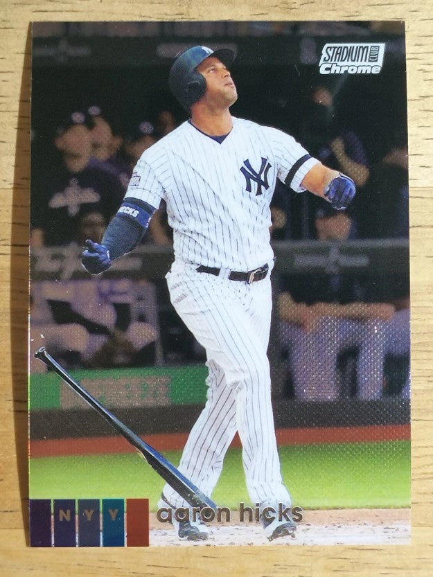 2020 Stadium Club Chrome #66 Aaron Hicks