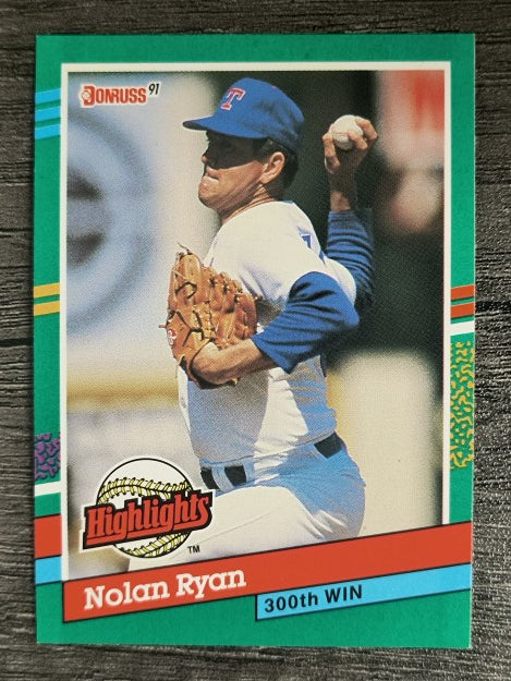 1991 Donruss Bonus Cards #BC15 Nolan Ryan 300W