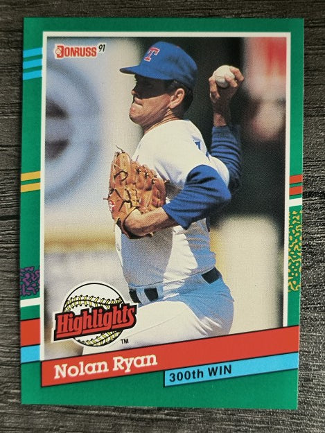 1991 Donruss Bonus Cards #BC15 Nolan Ryan 300W