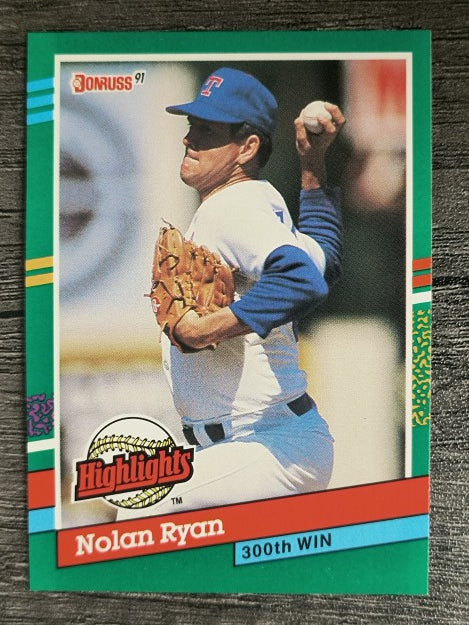 1991 Donruss Bonus Cards #BC15 Nolan Ryan 300W