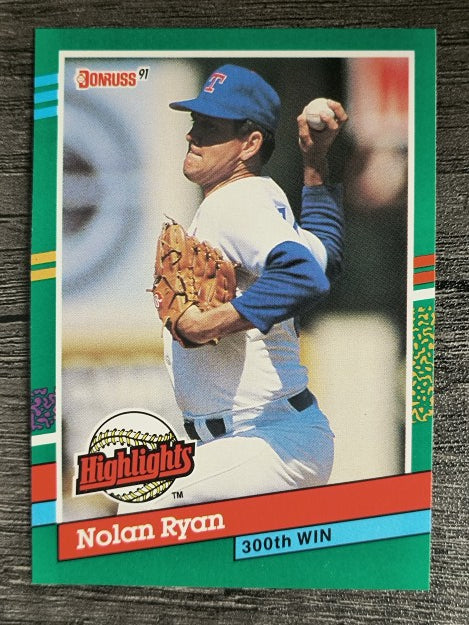 1991 Donruss Bonus Cards #BC15 Nolan Ryan 300W