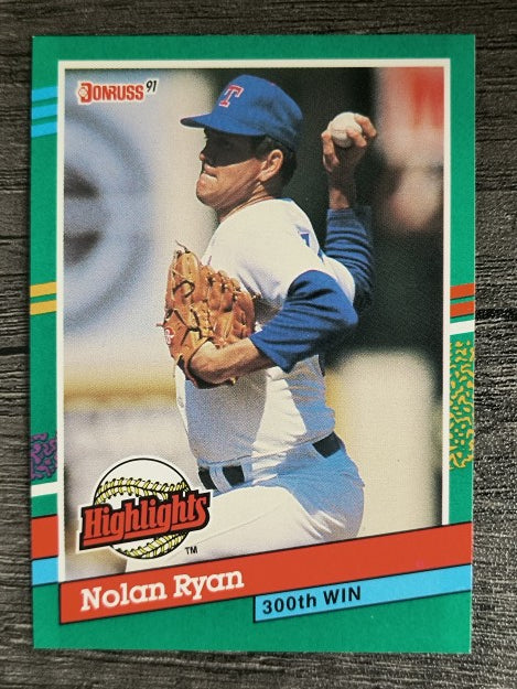 1991 Donruss Bonus Cards #BC15 Nolan Ryan 300W