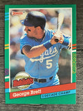 1991 Donruss Bonus Cards #BC19 George Brett