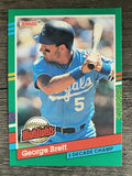 1991 Donruss Bonus Cards #BC19 George Brett