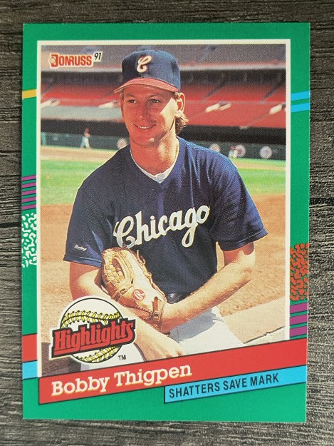 1991 Donruss Bonus Cards #BC20 Bobby Thigpen