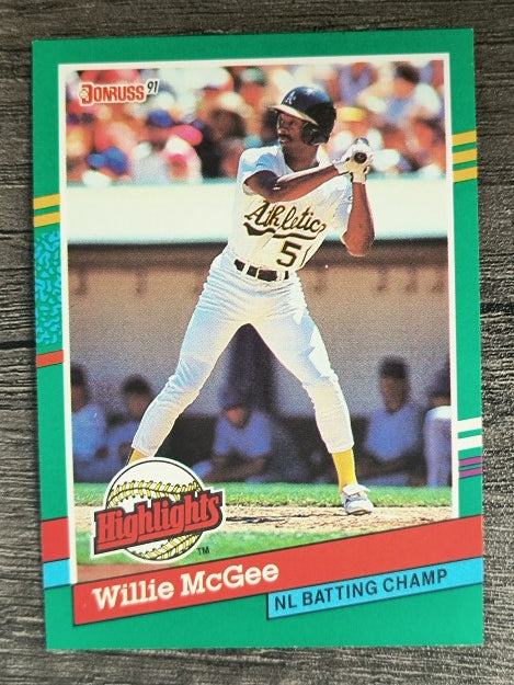 1991 Donruss Bonus Cards #BC22 Willie McGee