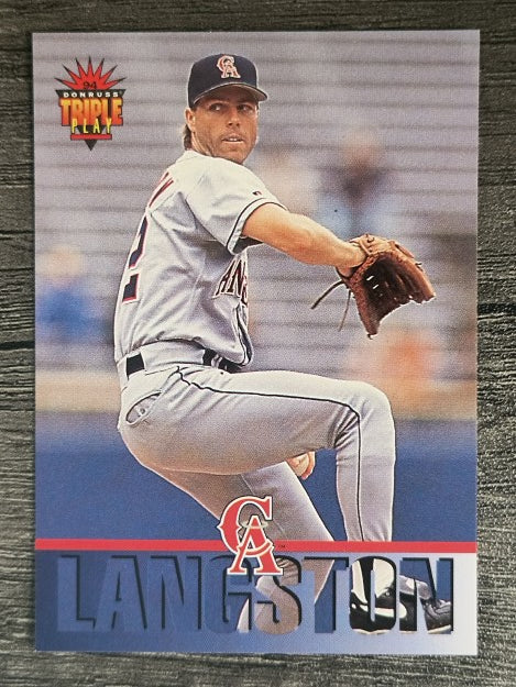 1994 Triple Play #17 Mark Langston