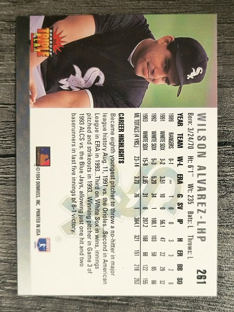 1994 Triple Play #261 Wilson Alvarez