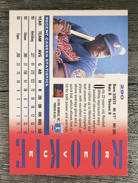1994 Triple Play #290 Rondell White