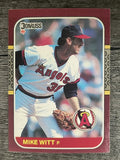 1987 Donruss Opening Day #2 Mike Witt