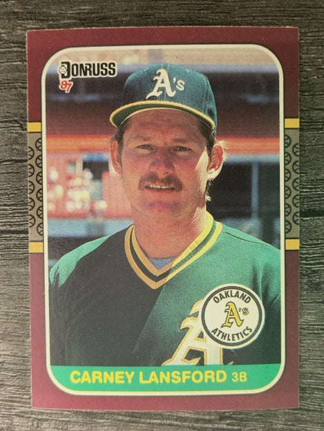 1987 Donruss Opening Day #20 Carney Lansford