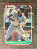 1987 Donruss Opening Day #27 Dwayne Murphy