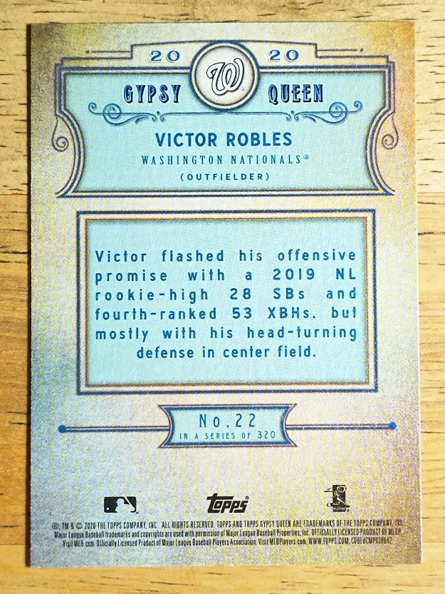 2020 Topps Gypsy Queen #22 Victor Robles