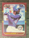 1987 Donruss Opening Day #36 Lloyd Moseby