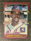 1987 Donruss Opening Day #43 Andres Thomas
