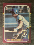 1987 Donruss Opening Day #49 Bill Schroeder