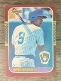 1987 Donruss Opening Day #50 Greg Brock