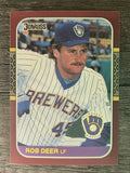 1987 Donruss Opening Day #57 Rob Deer
