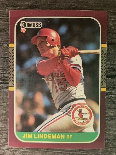 1987 Donruss Opening Day #59 Jim Lindeman