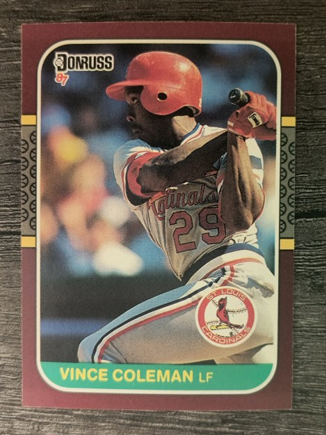 1987 Donruss Opening Day #60 Vince Coleman