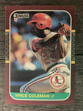1987 Donruss Opening Day #60 Vince Coleman