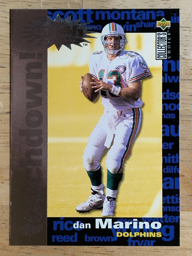 1995 Collector's Choice Crash The Game Silver TD Redemption #C1 Dan Marino