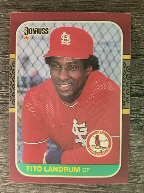 1987 Donruss Opening Day #66 Tito Landrum
