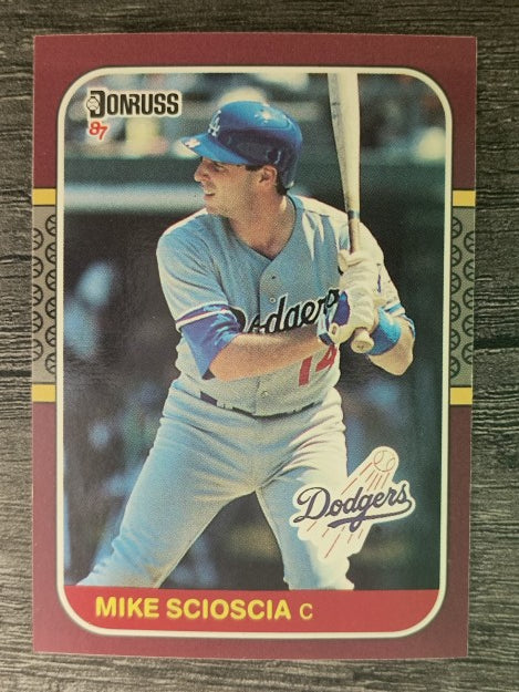 1987 Donruss Opening Day #82 Mike Scioscia