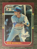 1987 Donruss Opening Day #82 Mike Scioscia