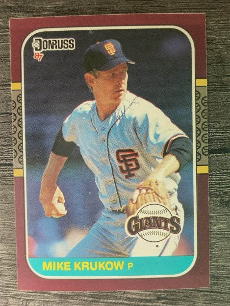 1987 Donruss Opening Day #98 Mike Krukow
