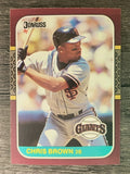 1987 Donruss Opening Day #100 Chris Brown