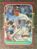 1987 Donruss Opening Day #102 Candy Maldonado