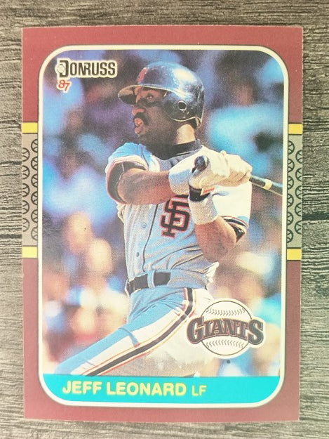 1987 Donruss Opening Day #103 Jeff Leonard